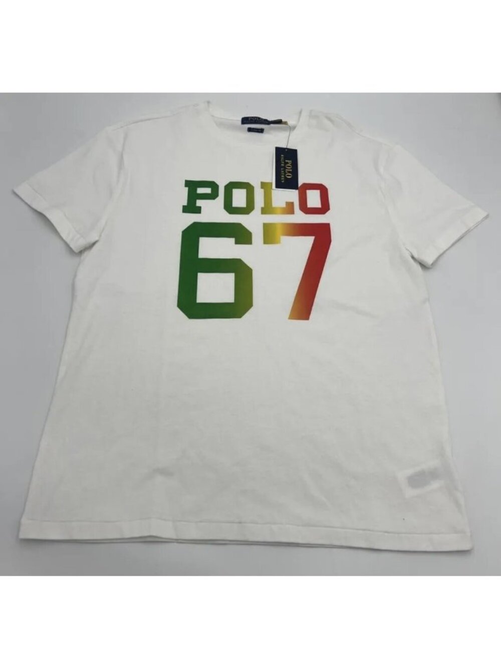 NWT POLO Ralph Lauren Men's 2LT Classic Fit 67 Logo Graphic T-Shirt